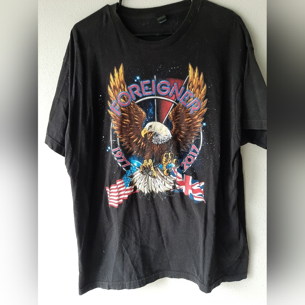 Foreigner 2017 40th anniversary tour shirt xl